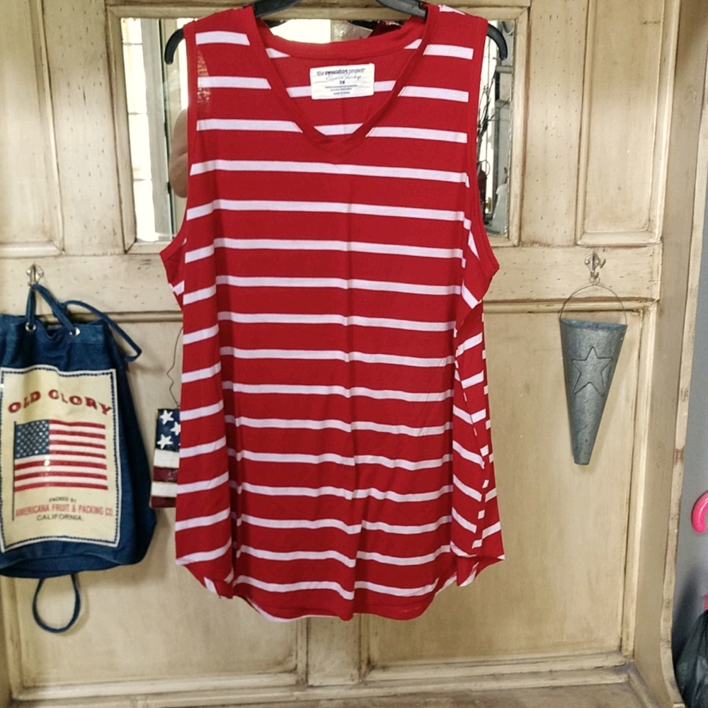 Women's V-neck tank top